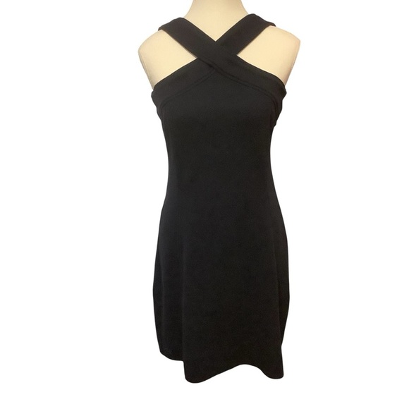 Lacoste Dresses & Skirts - LACOSTE NAVY BLUE HALTER/ COTTON BLEND MIDI DRESS/ Size 38 (US S)